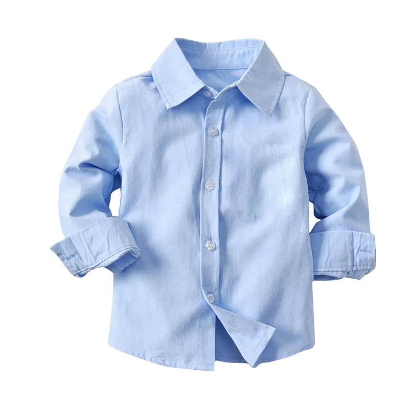 2 Pieces Set Baby Kid Boys Birthday Party Solid Color Bow Shirts And Jumpsuits Wholesale 211109212