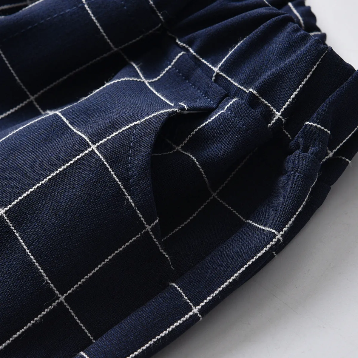 2 Pieces Set Baby Kid Boys Dressy Checked Bow Shirts And Shorts Suits Wholesale 220531629