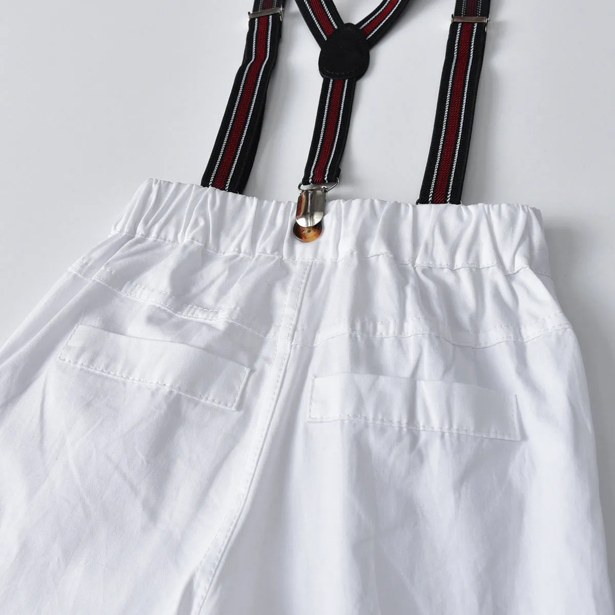 2 Pieces Set Baby Kid Boys Dressy Checked Bow Shirts And Suits Trousers Wholesale 211109626