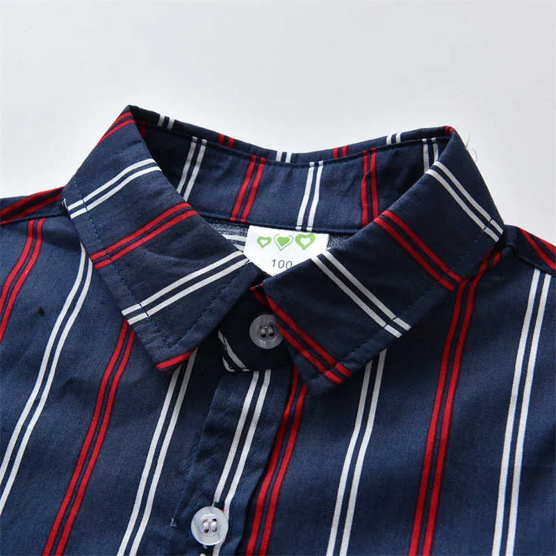 2 Pieces Set Baby Kid Boys Dressy Striped Bow Shirts And Pants Suits Wholesale 211109436