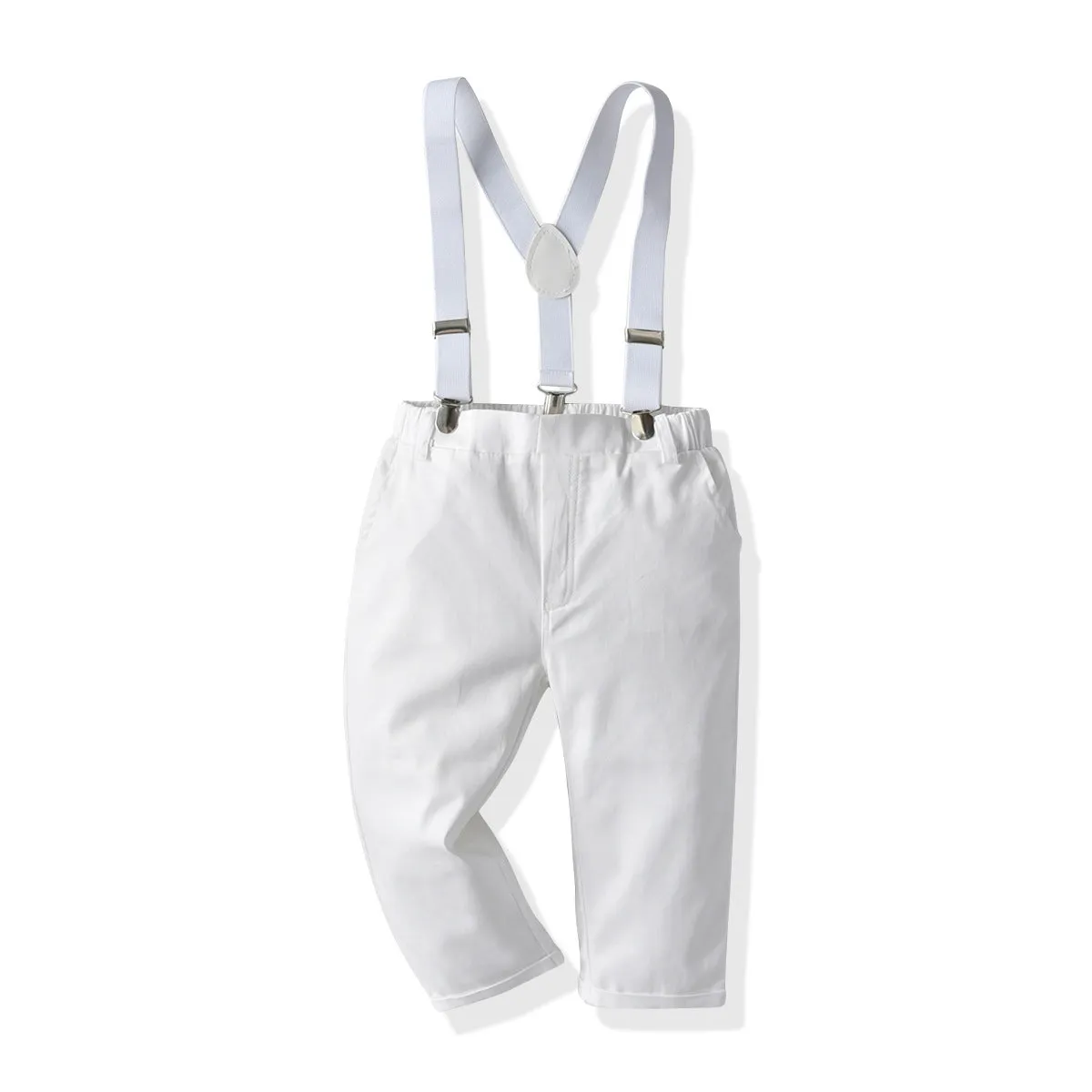 2 Pieces Set Baby Kid Boys Solid Color Bow Shirts And Pants Wholesale 220531184