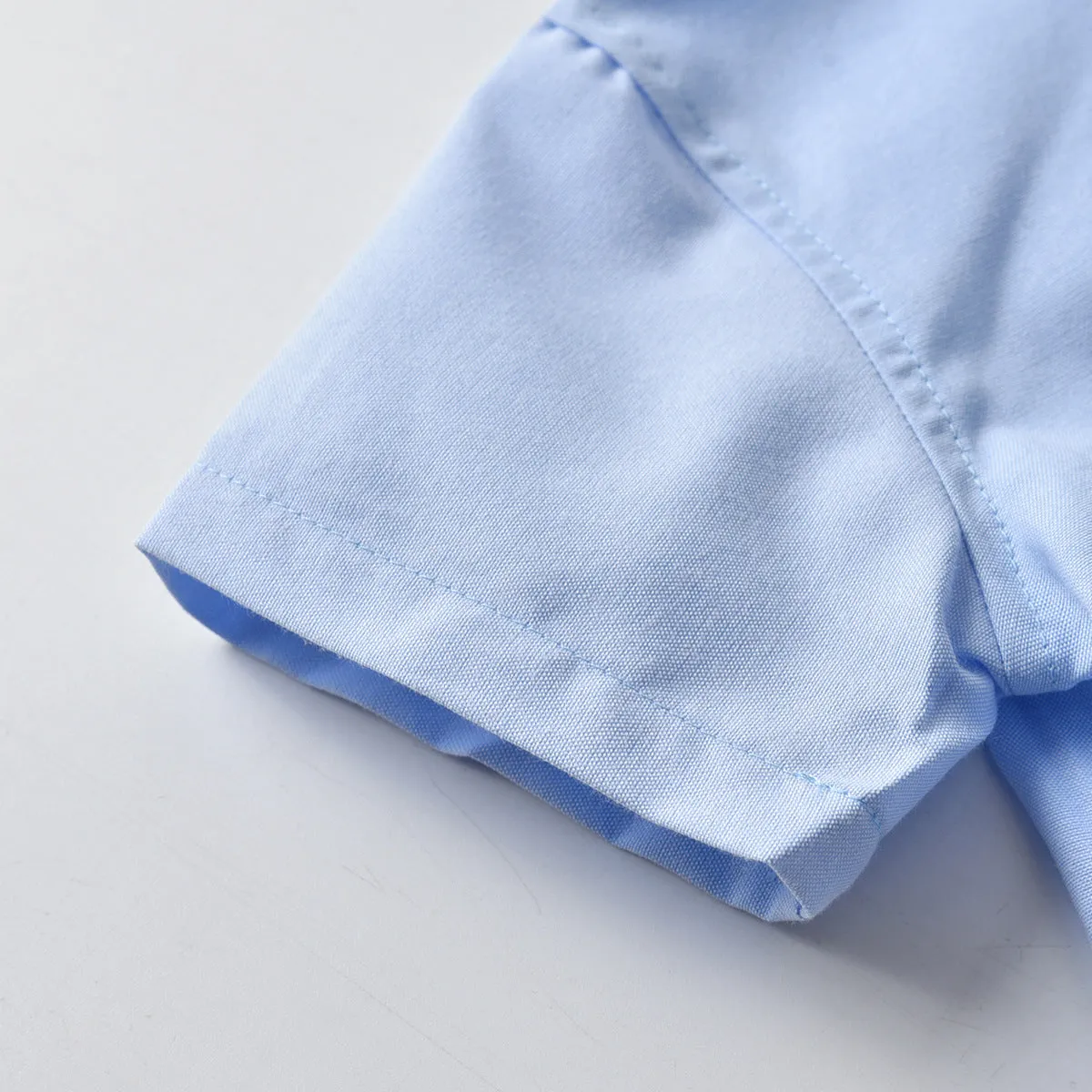 2 Pieces Set Baby Kid Boys Solid Color Bow Shirts And Striped Shorts Wholesale 220531176