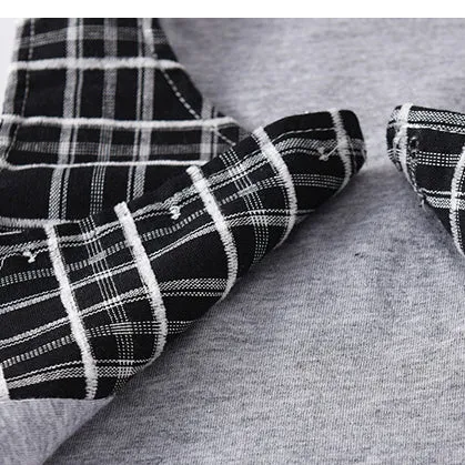 3 Pieces Set Baby Boys Birthday Party Solid Color Bow Rompers Checked Vests Waistcoats And Pants Wholesale 221214235