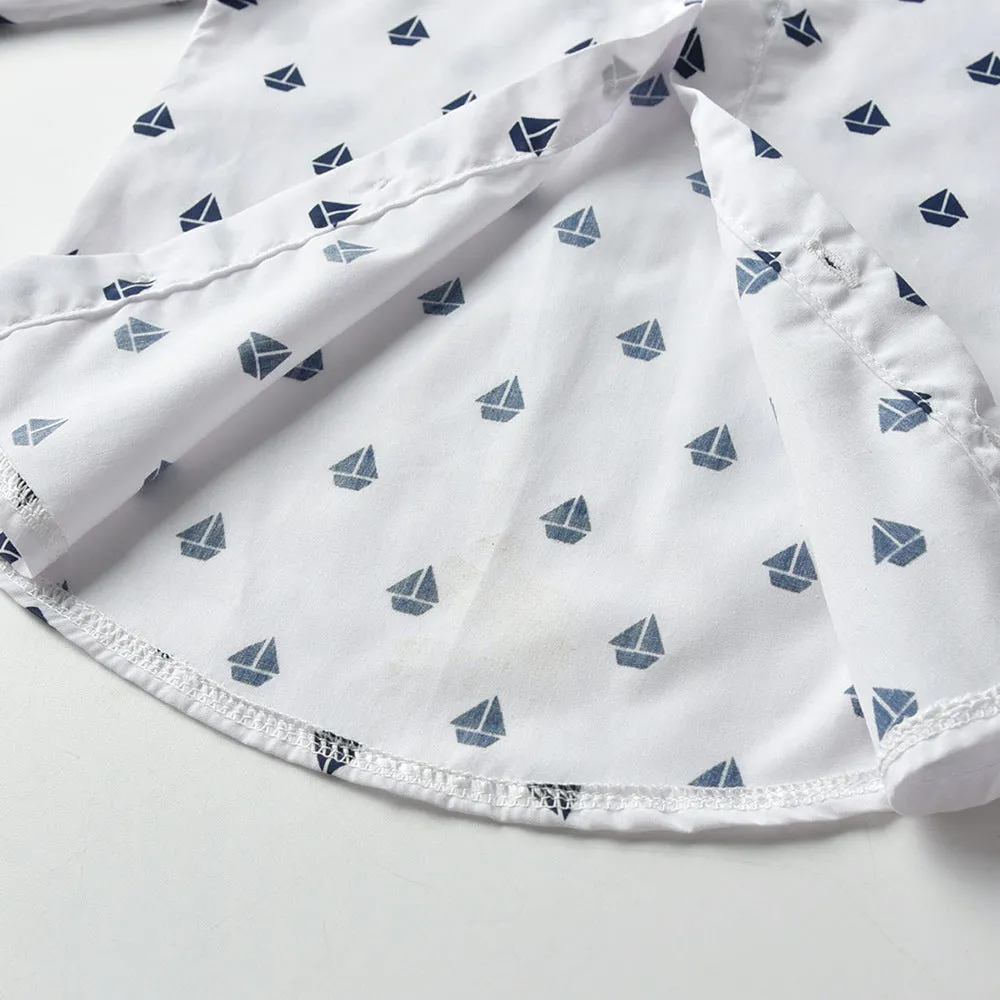 3 Pieces Set Baby Kid Boys Birthday Bow Print Shirts And Solid Color Vests Waistcoats And Pants Wholesale 23041132