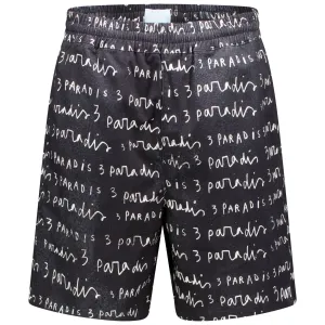 3.Paradis X Edgar Plans Blackboard Cotton Shorts