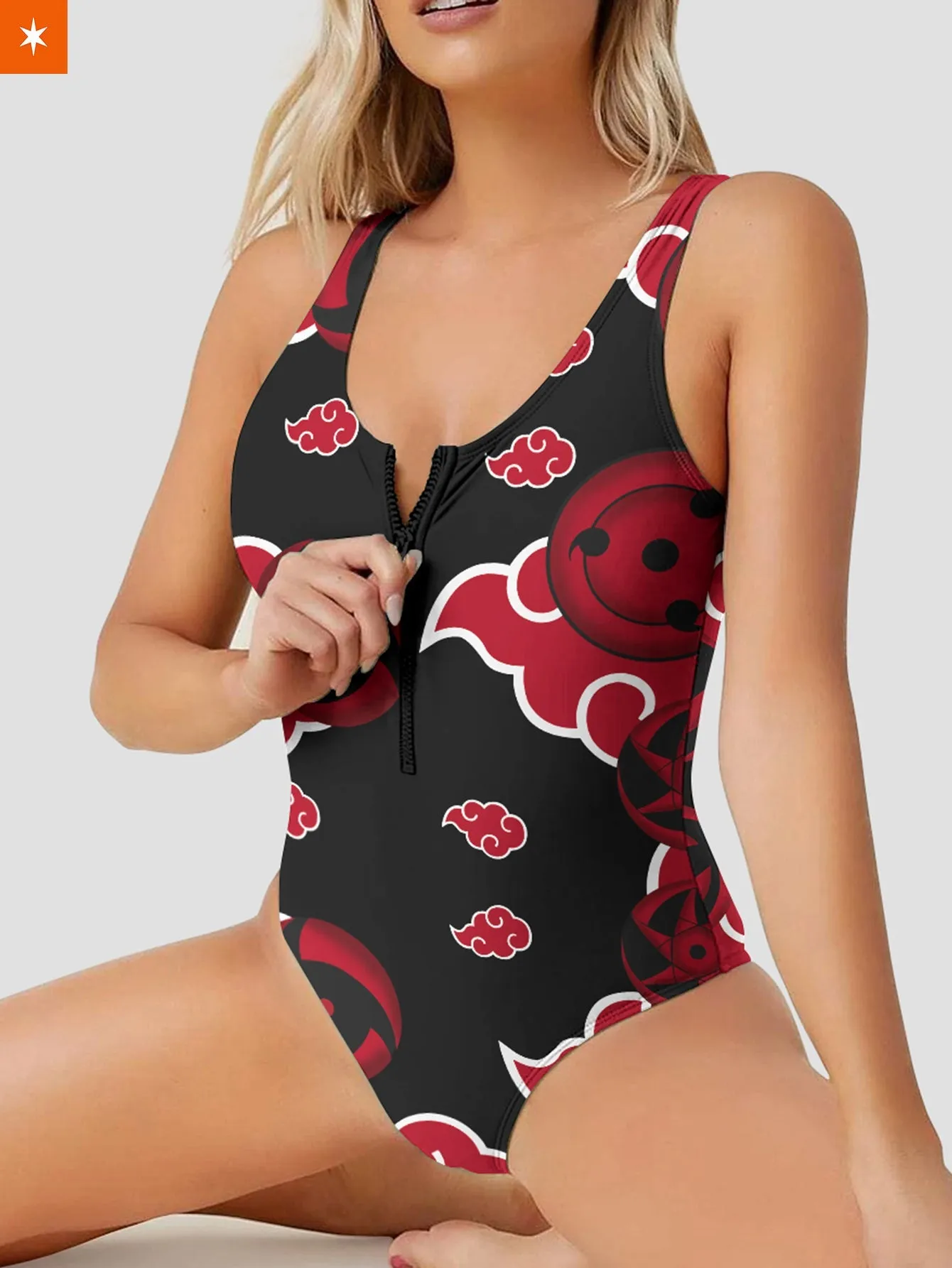 Akatsuki Sharingan One Piece Swimsuit