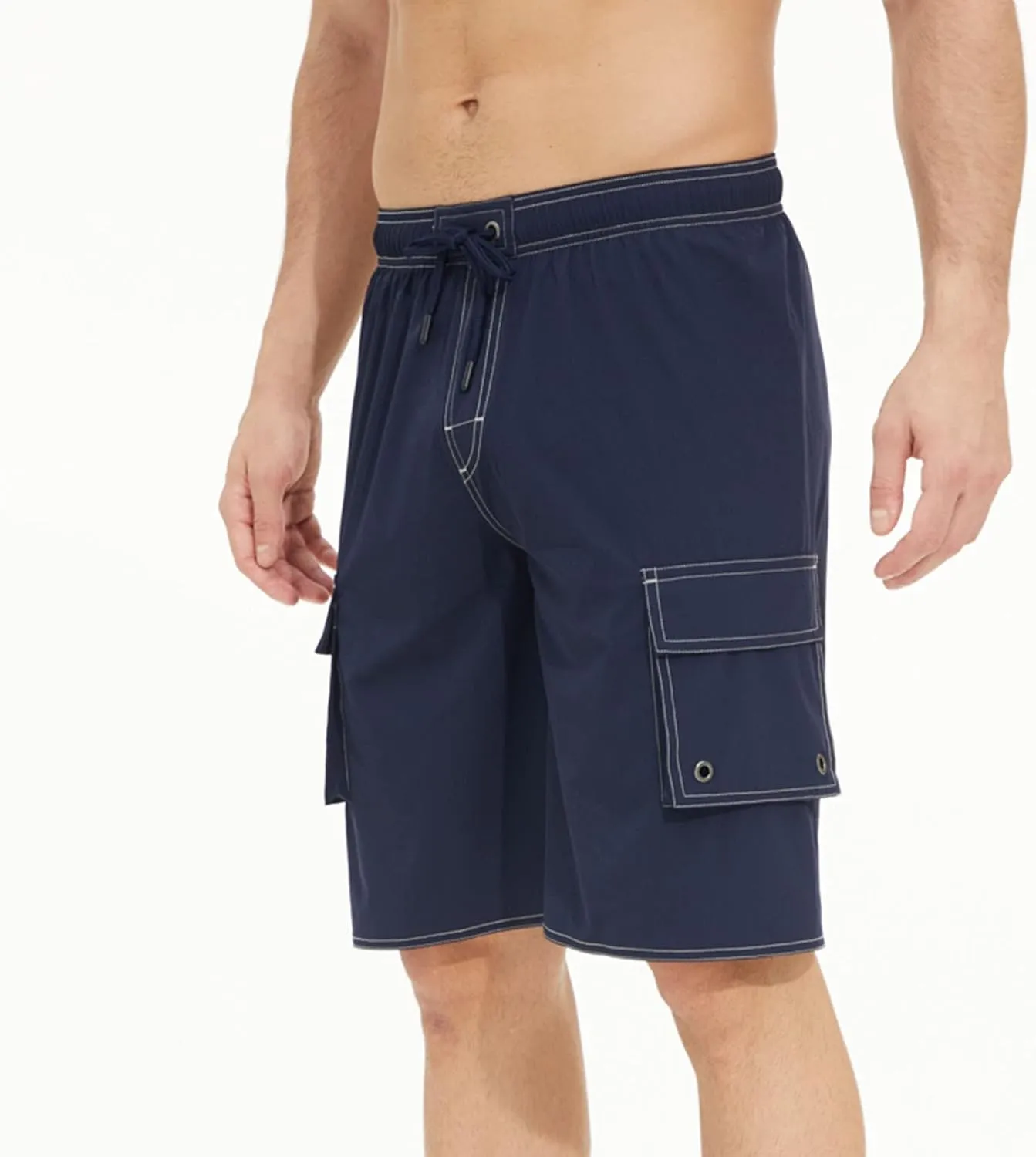 Alalaso Mens Shorts Casual Adjustable Drawstring Comfortable Loose Fit Printed Beach Pants for Men Pool Swim Trunks
