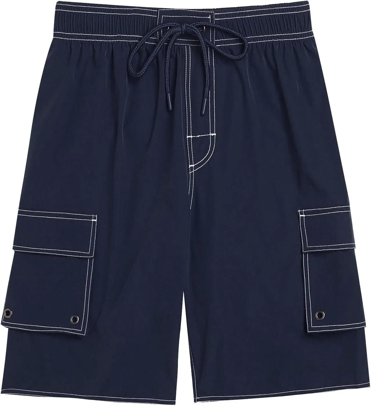 Alalaso Mens Shorts Casual Adjustable Drawstring Comfortable Loose Fit Printed Beach Pants for Men Pool Swim Trunks