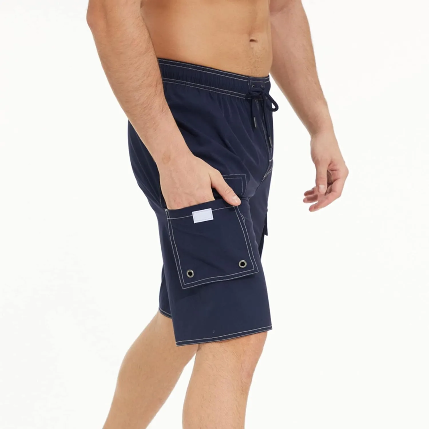 Alalaso Mens Shorts Casual Adjustable Drawstring Comfortable Loose Fit Printed Beach Pants for Men Pool Swim Trunks