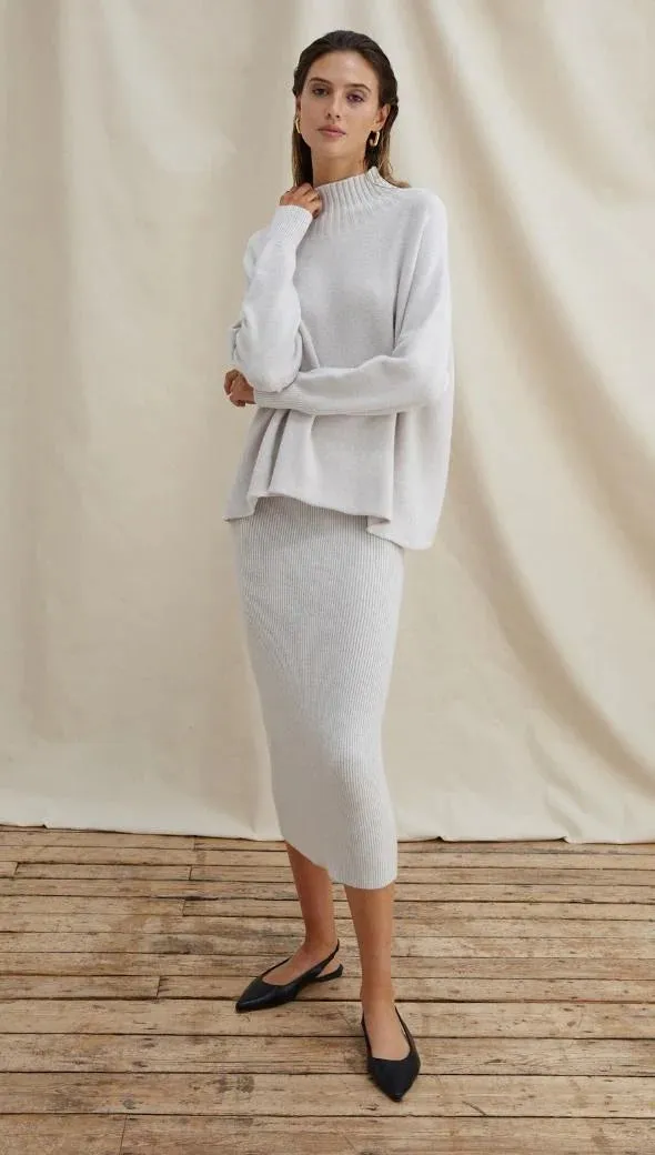 Alma Pencil Skirt - Ivory