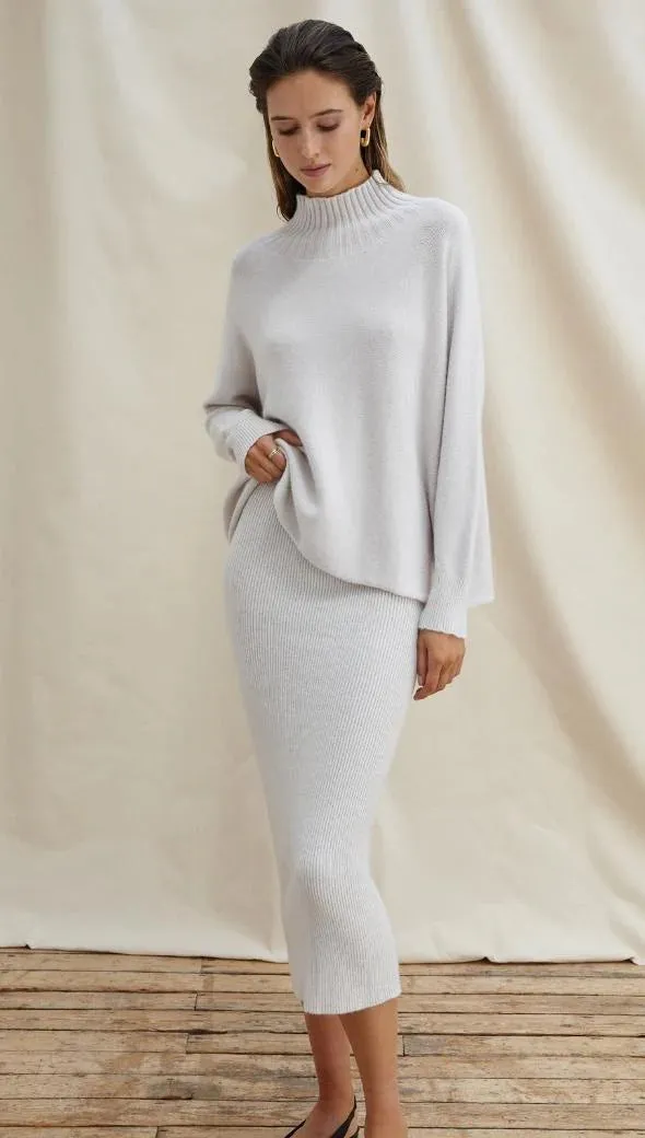 Alma Pencil Skirt - Ivory