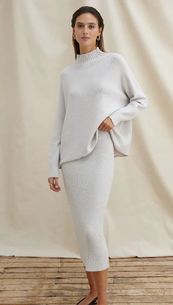 Alma Pencil Skirt - Ivory
