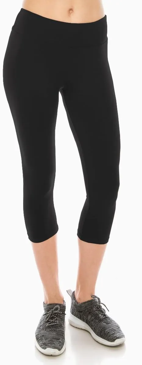 ALWAYS Women's Super Soft Capri Leggings - High Waisted Casual Yoga Pants
