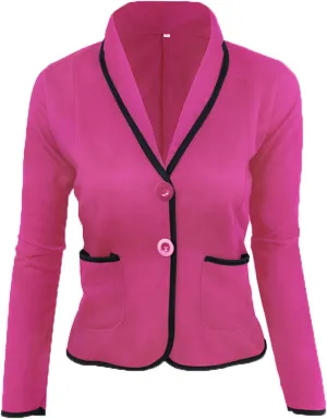 Andongnywell Womens Casual Elegant Work Office Blazer Jacket Long Sleeve Lightweight Casual Work Blazers Outwear