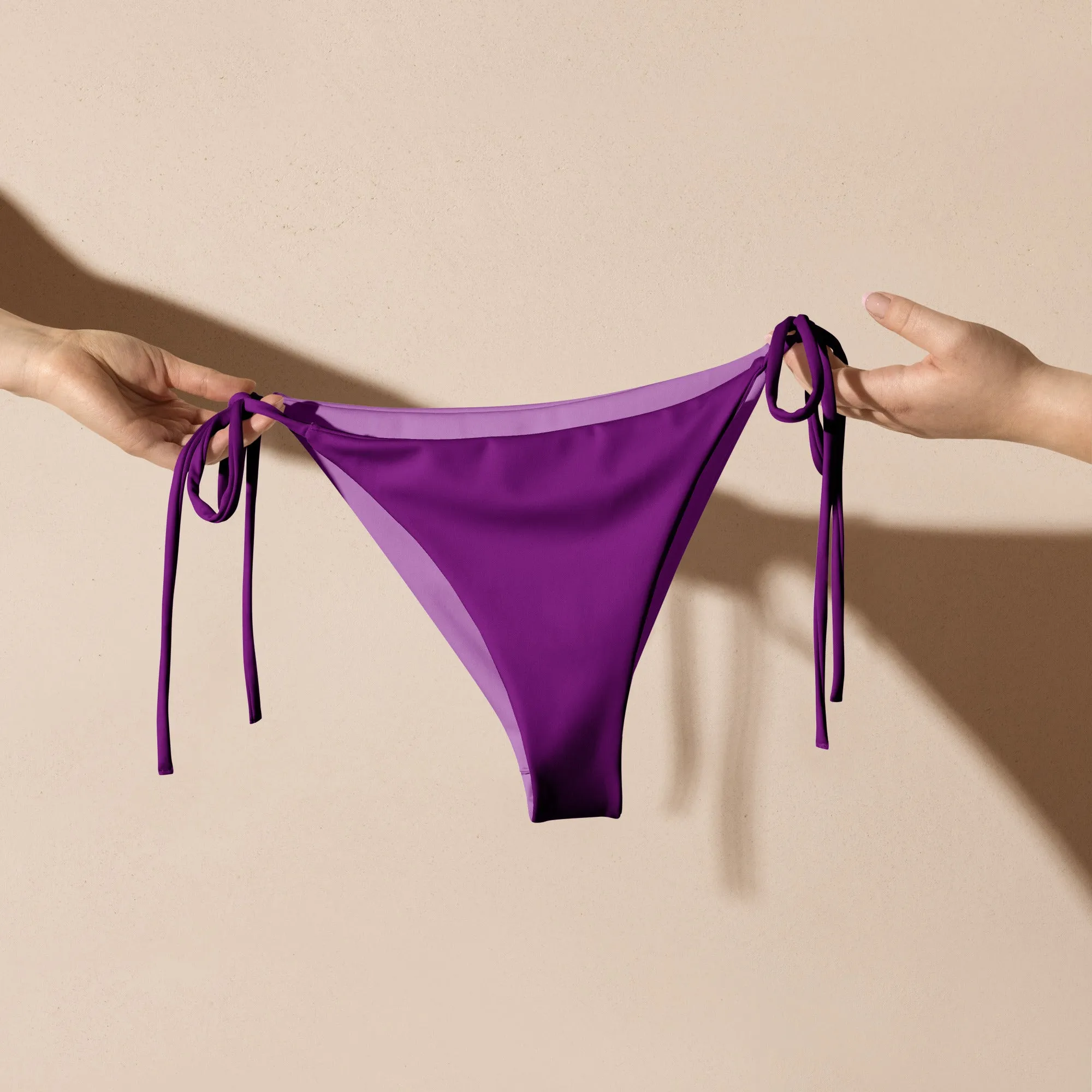 Asexual Solid String Bikini Bottom