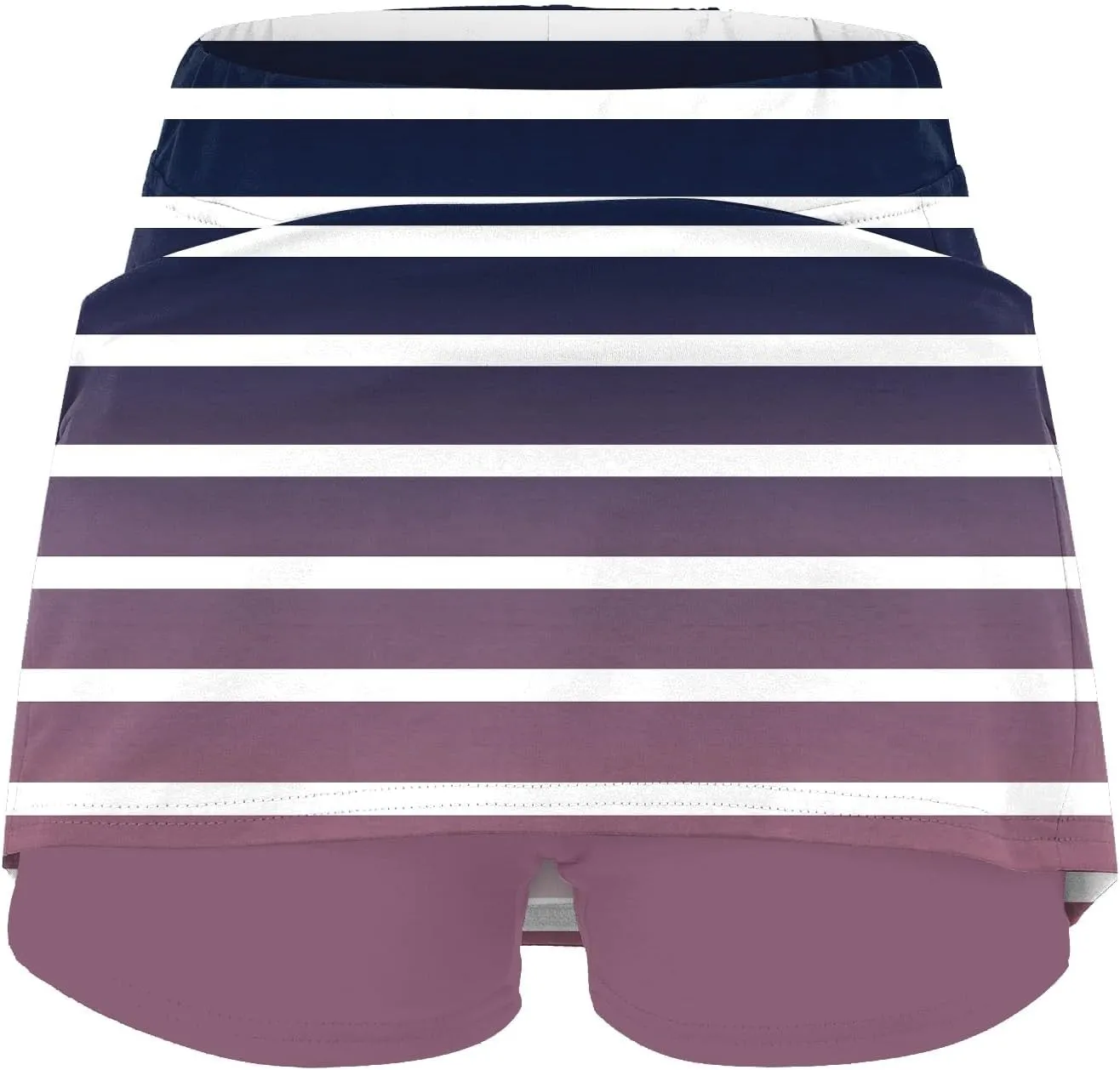 Athletic Skirt with Shorts Mid Waist Culottes Short Skirts Skinny Pants Elastic Yoga Skirt Women Athletic Skirt with
