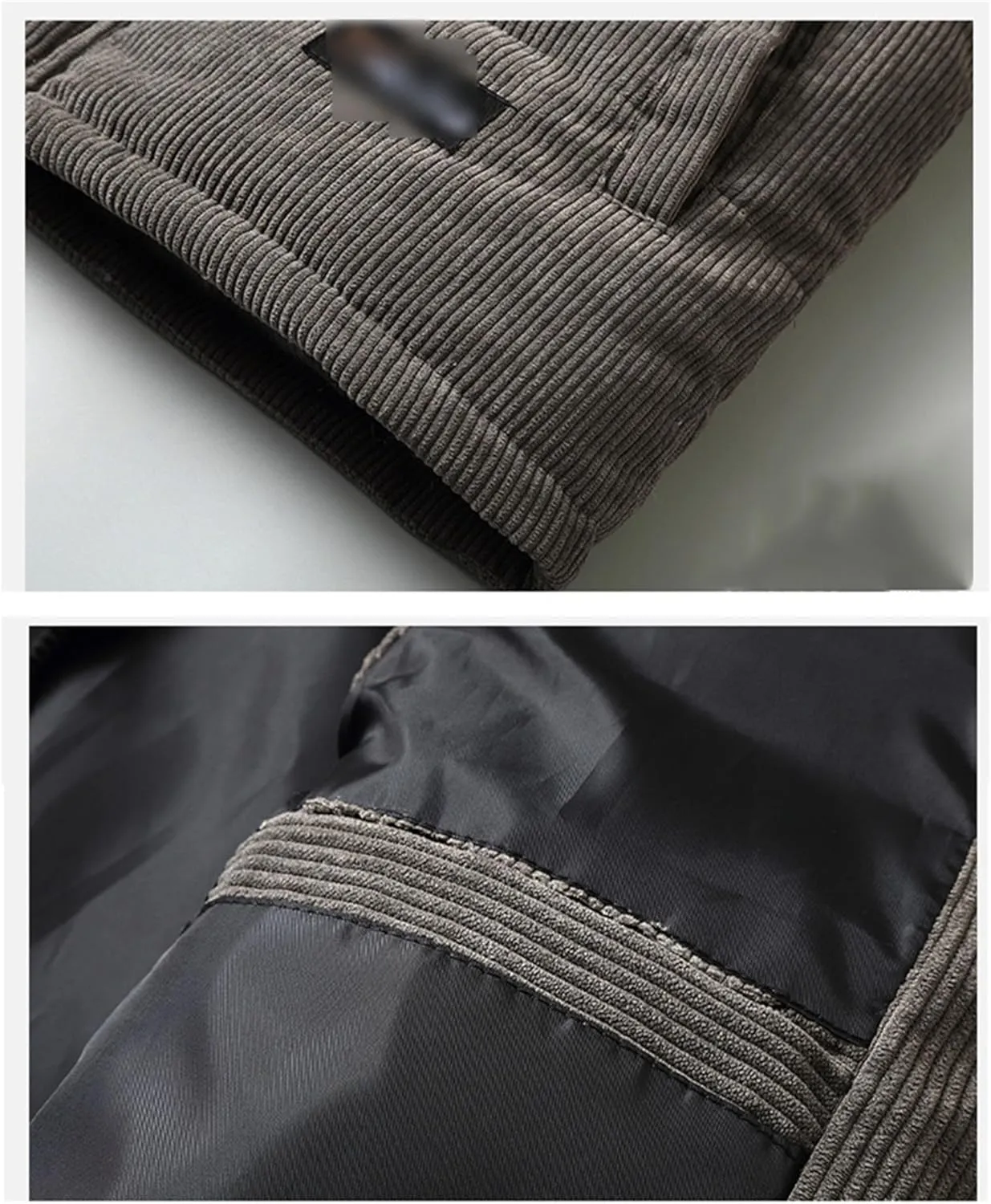 Autumn Winter Men Vest Fashion Warm Cotton Padded Sleeveless Jacket Casual Stand Collar Waistcoat