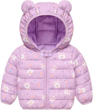 Baby Girls Boys Clothes Winter Coats Toddler Puffer Down Jacket Bear Hoods Infant Outerwear Newborn Kids Cute Outfits
