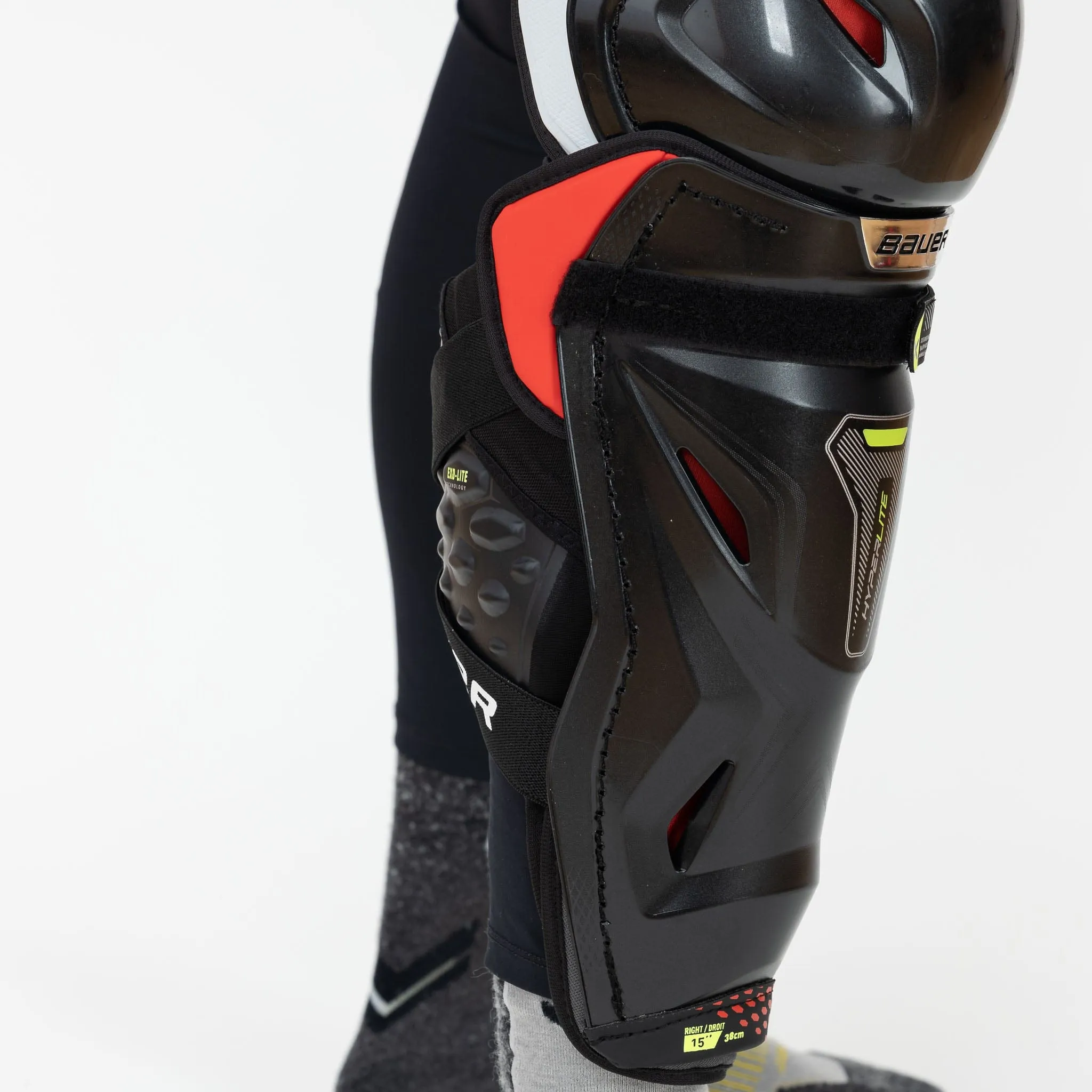 Bauer Vapor Hyperlite Intermediate Hockey Shin Guards