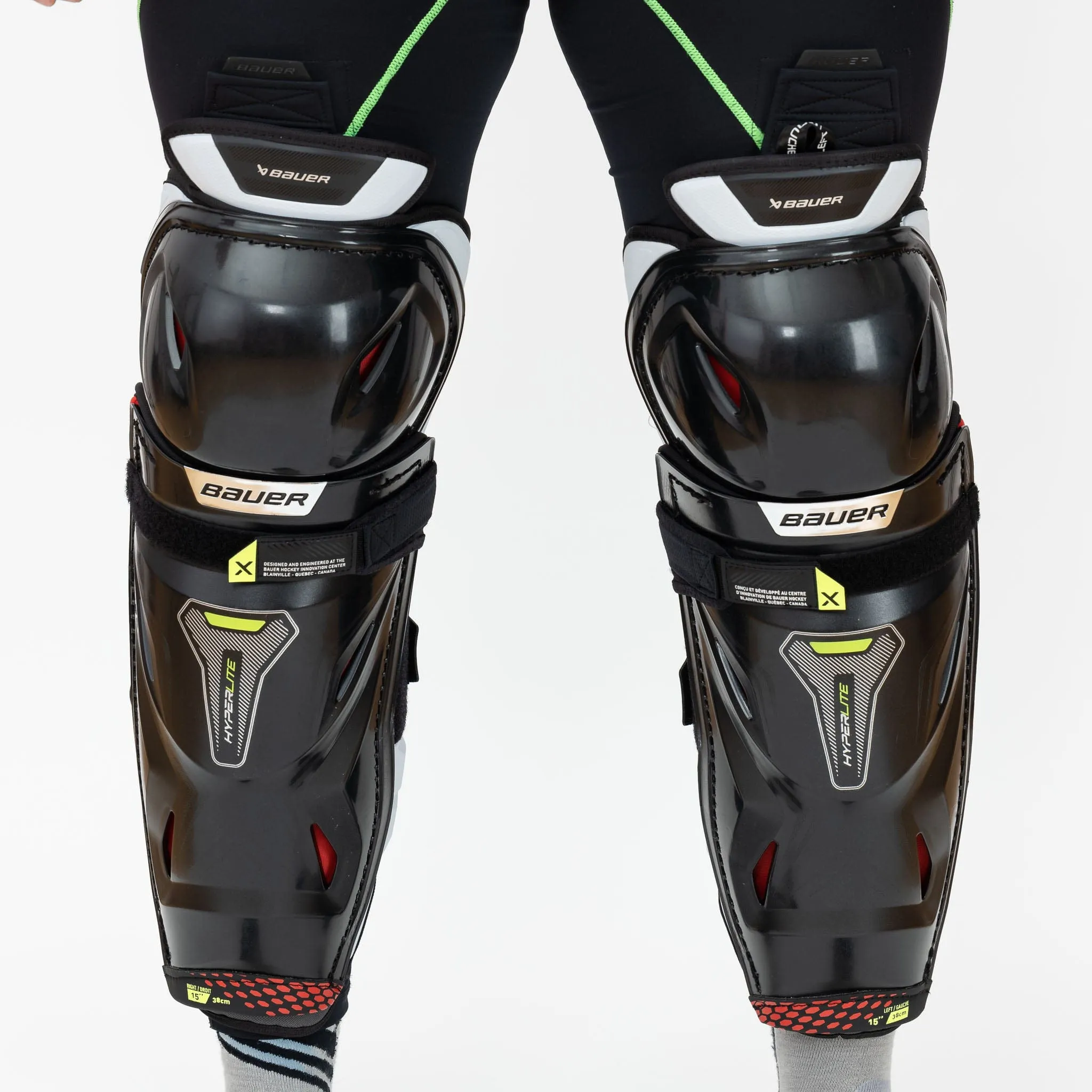 Bauer Vapor Hyperlite Intermediate Hockey Shin Guards