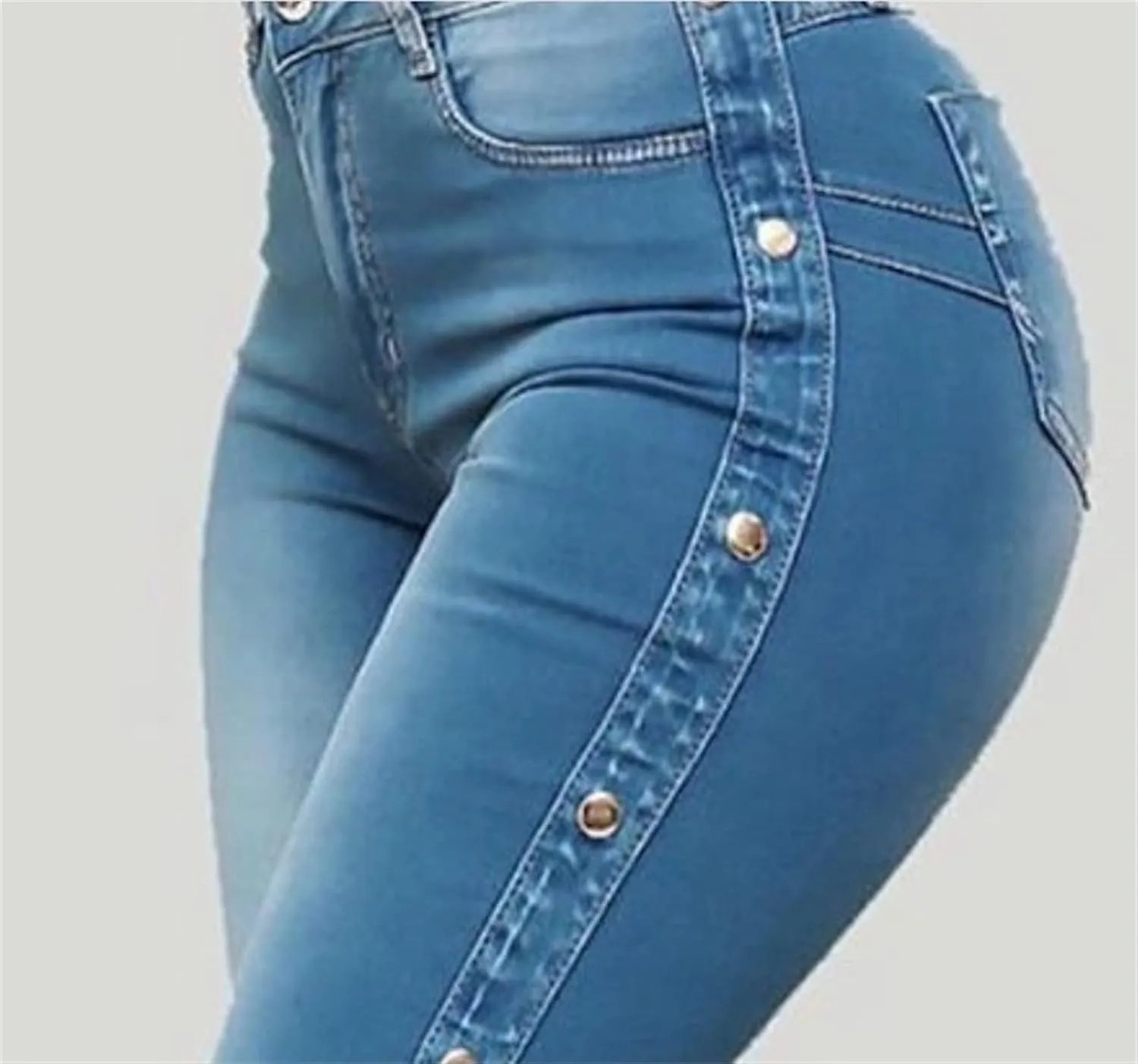 Bell Bottom Jeans for Women High Waisted Classic Flared Denim Pants Wide Leg Flared Jeans Trousers (Medium,Blue)