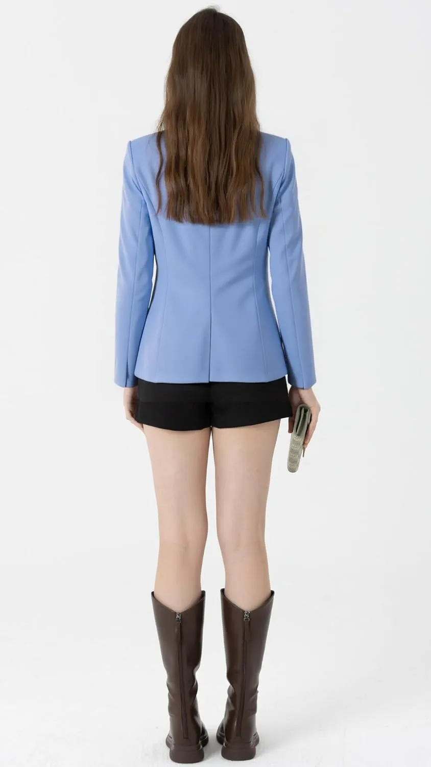 Beninos Womens Casual Long Sleeve Blazer Jackets with No Button