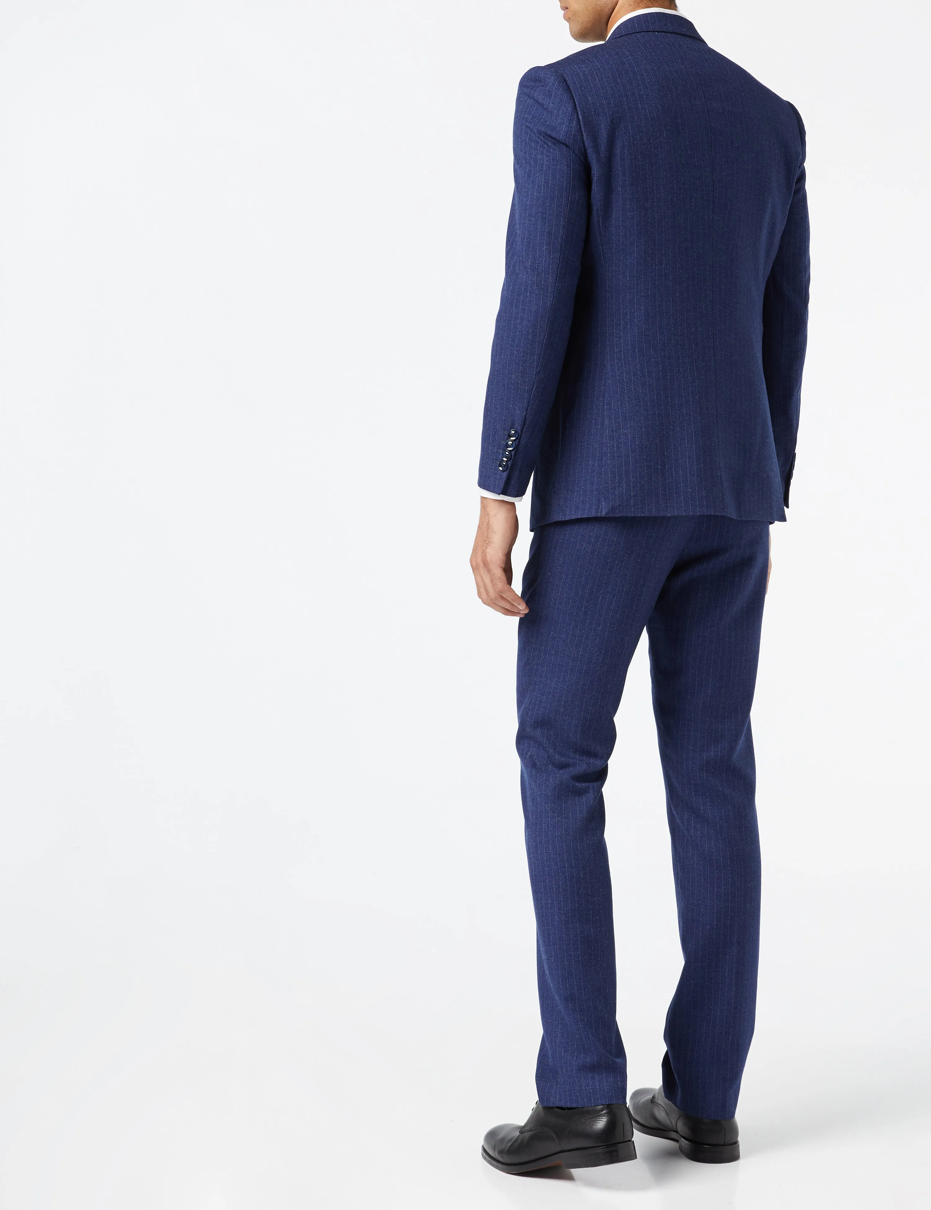 Blue Pinstripe 3 Piece Suit