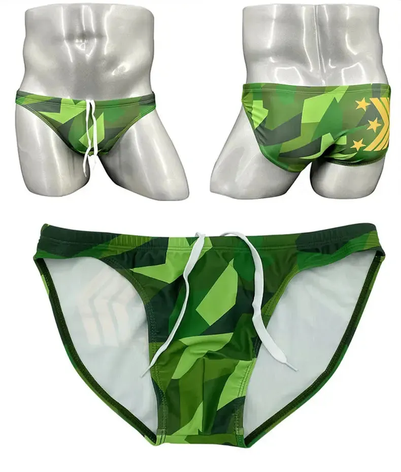 Blue Willow Low Cut Swim Brief