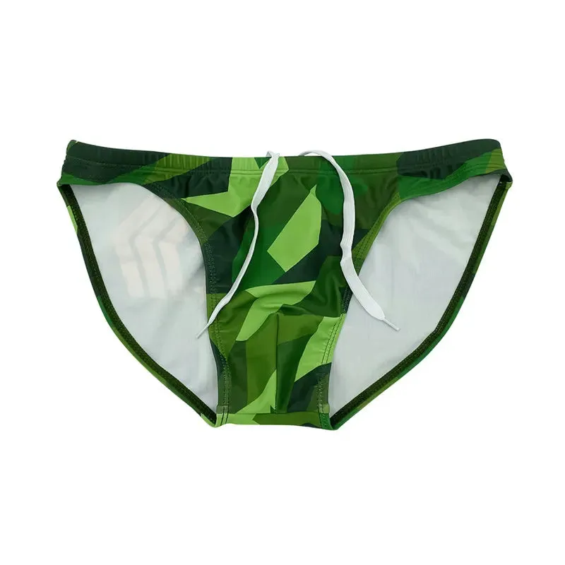 Blue Willow Low Cut Swim Brief