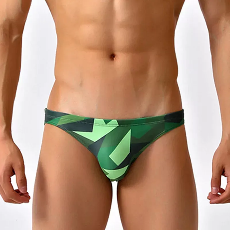 Blue Willow Low Cut Swim Brief