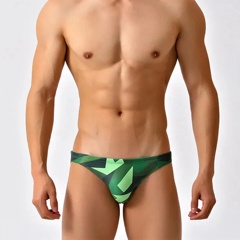 Blue Willow Low Cut Swim Brief
