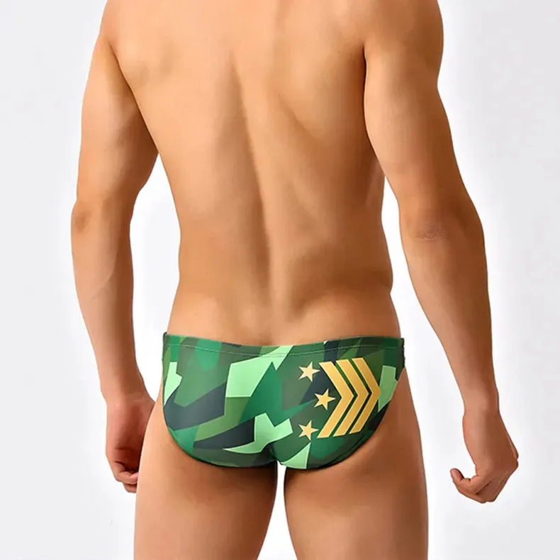 Blue Willow Low Cut Swim Brief