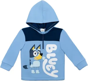 Bluey Bingo Fleece Half Zip Hoodie Toddler to Big Kid
