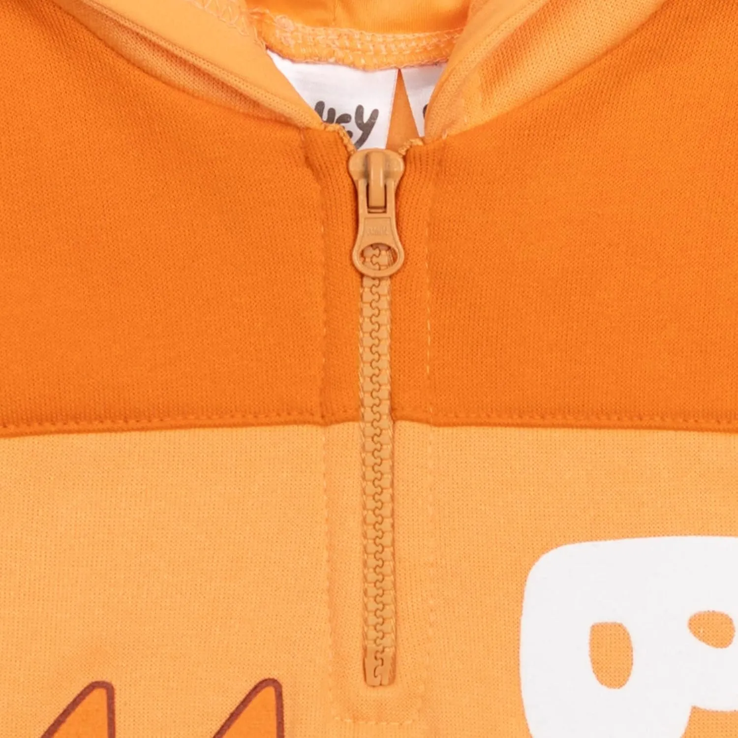 Bluey Bingo Fleece Half Zip Hoodie Toddler to Big Kid