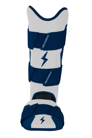 BRUCE BOLT Chrome Series Leg Guard - NAVY