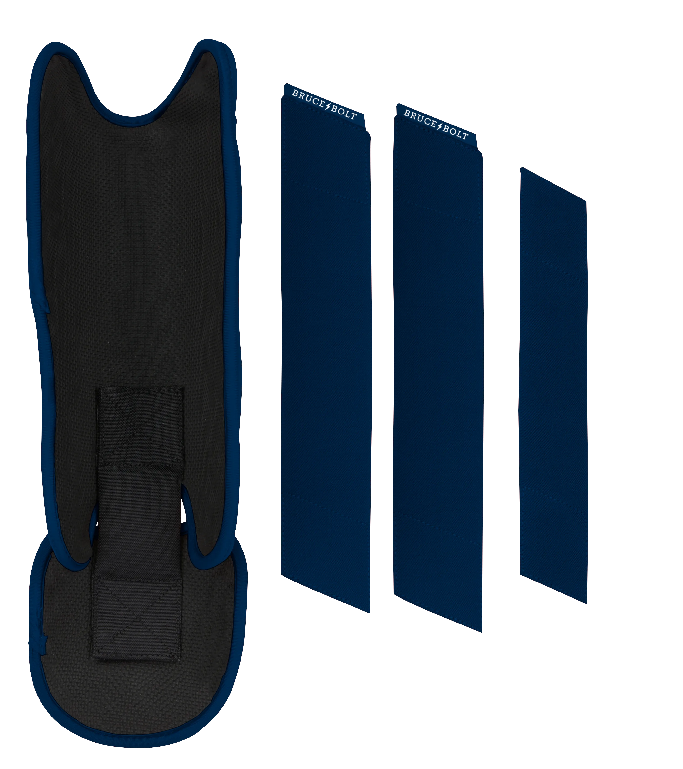 BRUCE BOLT Chrome Series Leg Guard - NAVY
