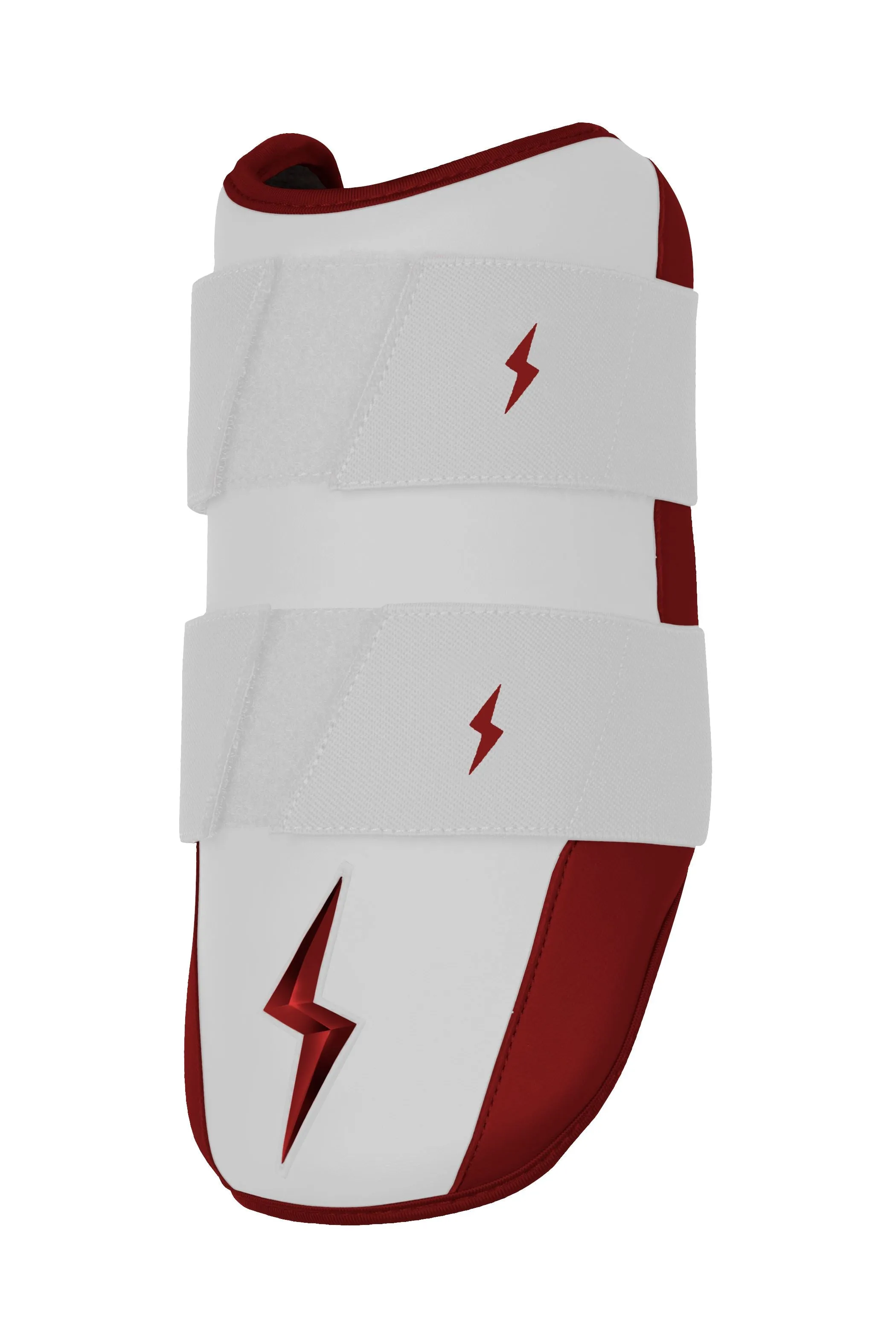 BRUCE BOLT PREMIUM PRO 9" Elbow Guard - CHROME MAROON