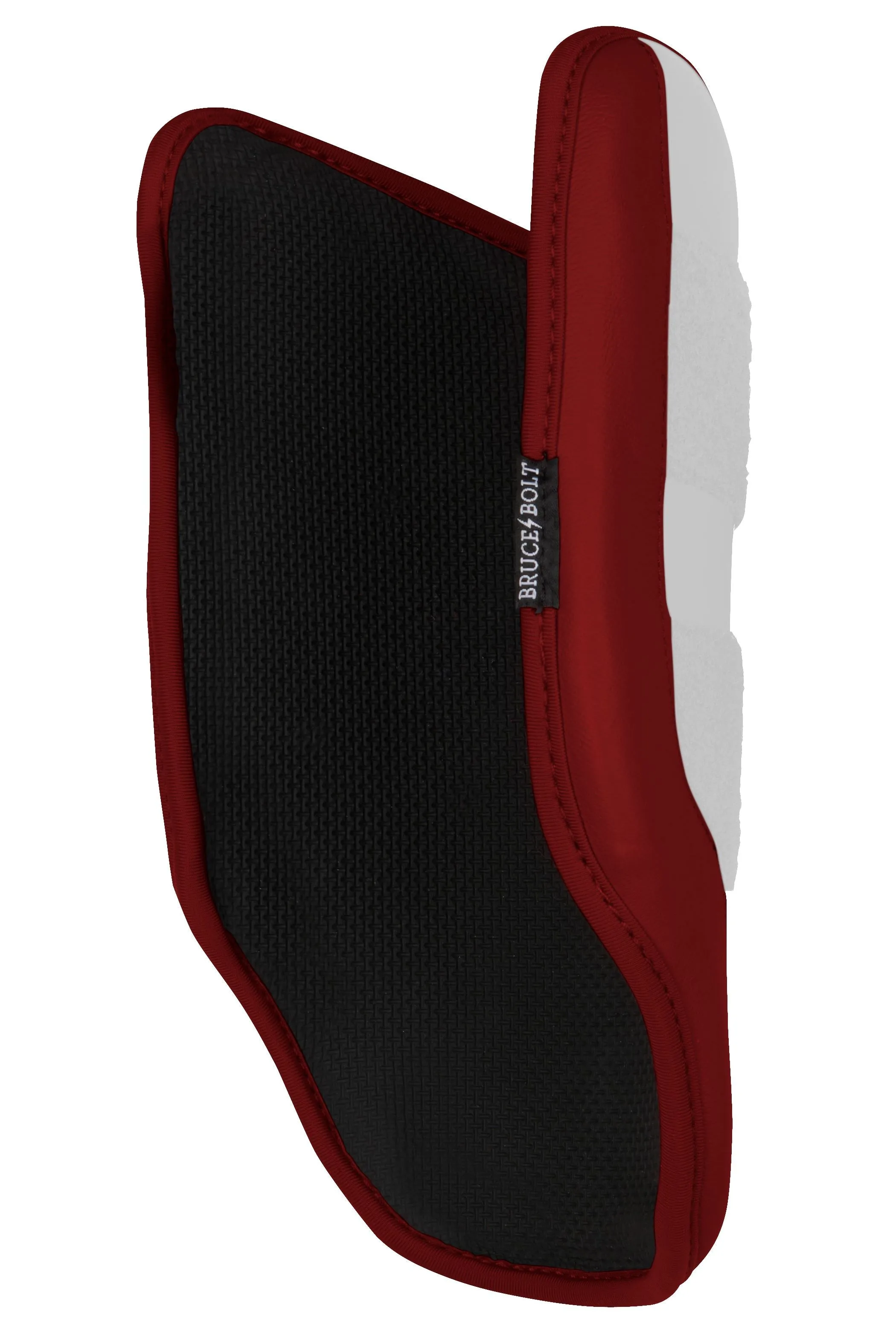BRUCE BOLT PREMIUM PRO 9" Elbow Guard - CHROME MAROON