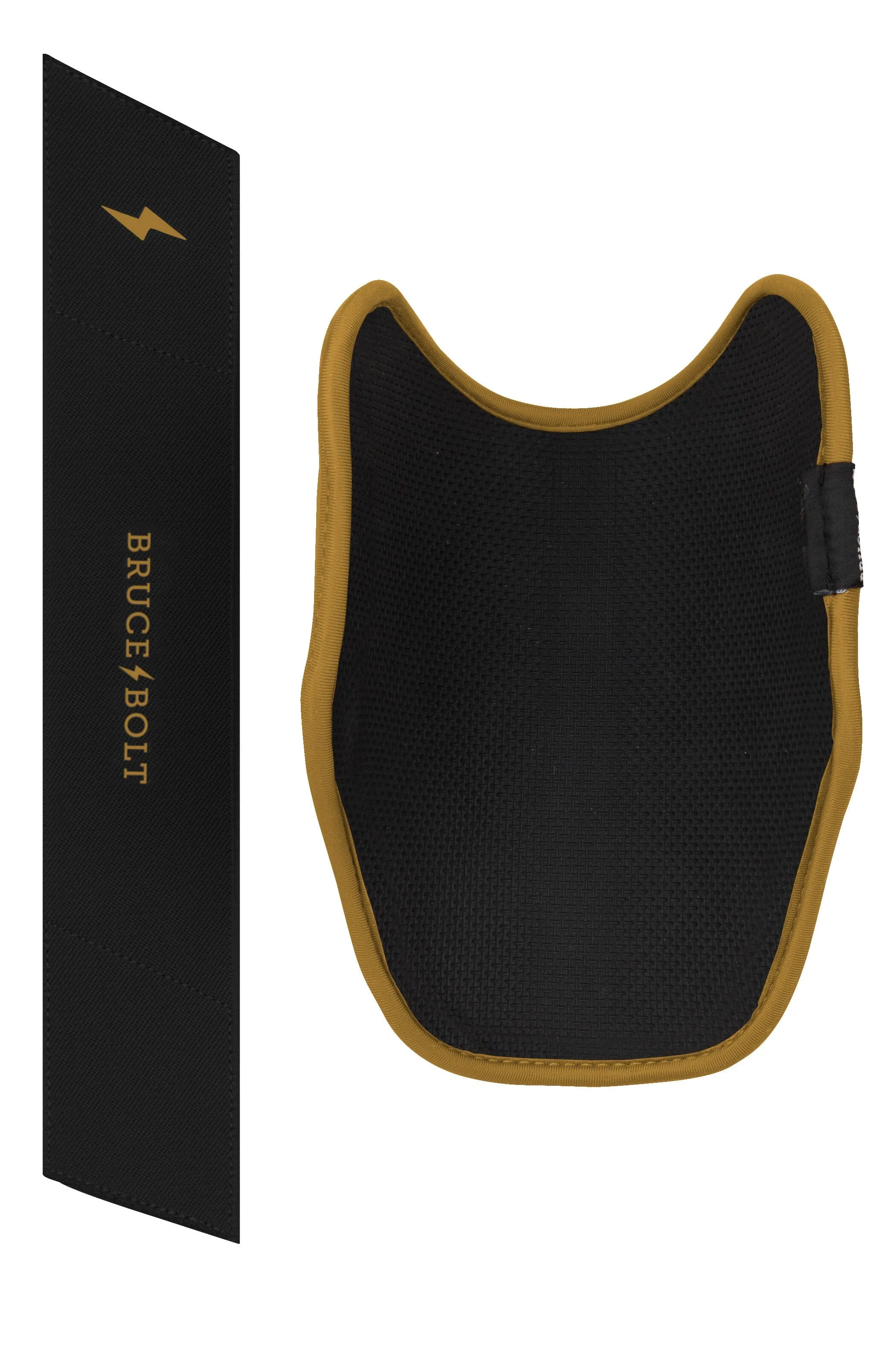 BRUCE BOLT PREMIUM PRO Elbow Guard - GOLD BLACK