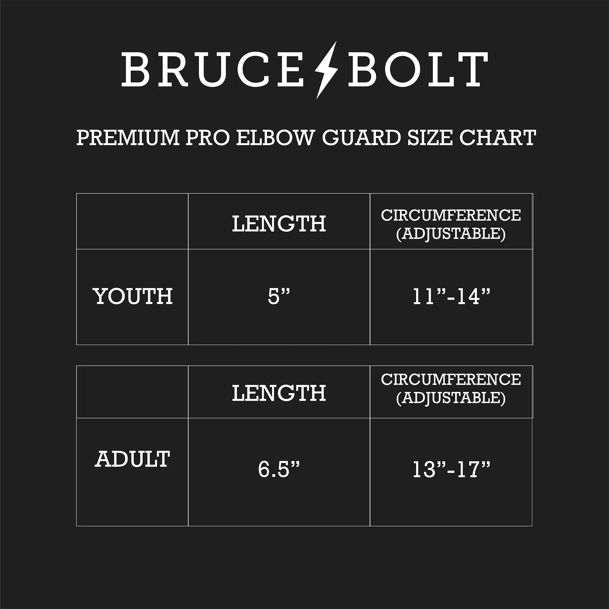 BRUCE BOLT Signature Series Elbow Guard - BADER BABY BLUE