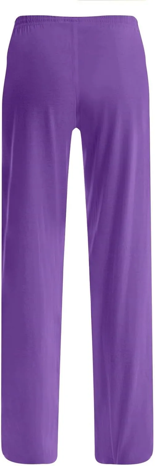 Buffalo Plaid Pajama Pants Women Soft Stretch Lightweight Lounge Pants Comfy Fit Drawstring Sleep Pants Trousers