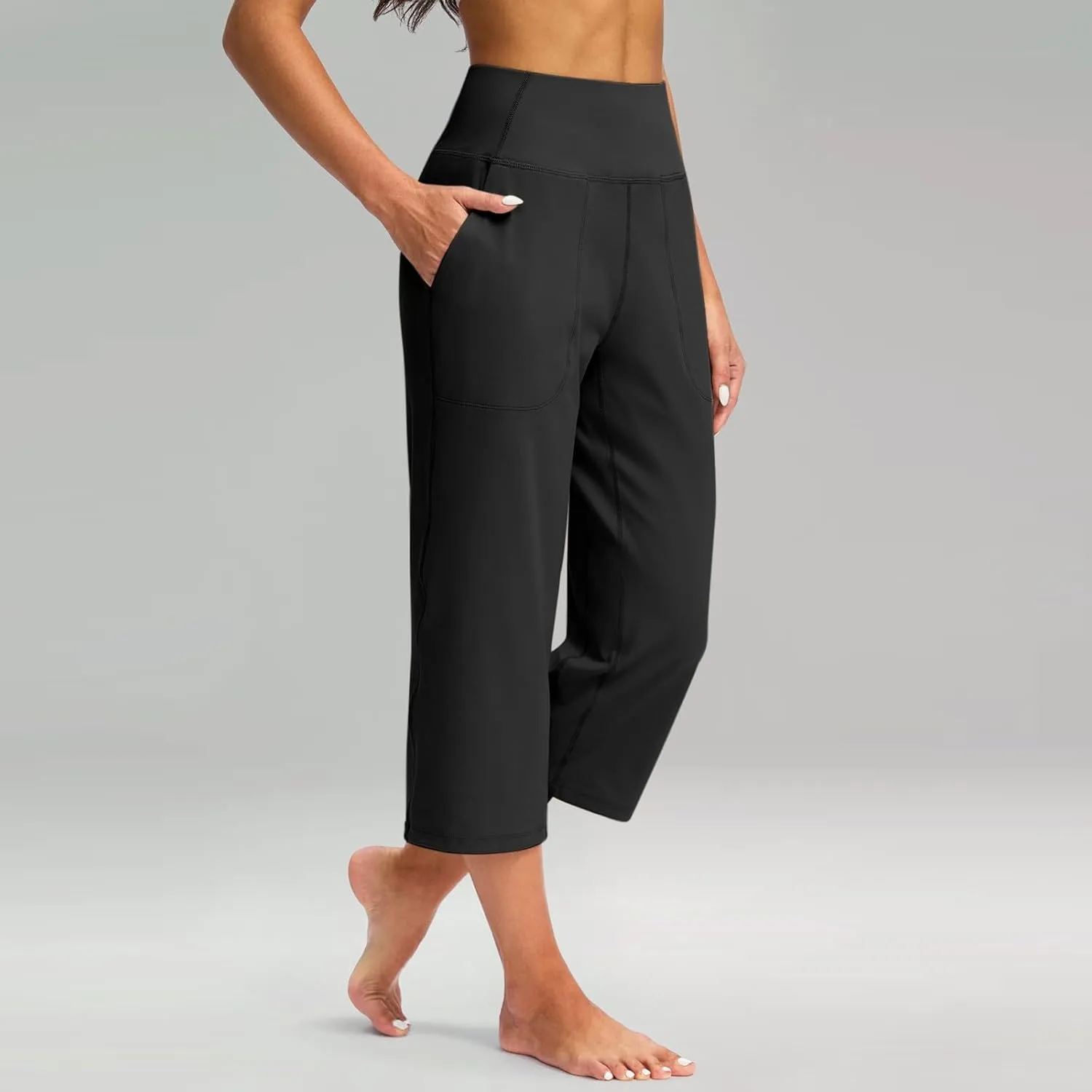 Butterflycra High Waist Mini Leggings for Women Tall Petite Regular for Work Business Buttery Soft Non See Through