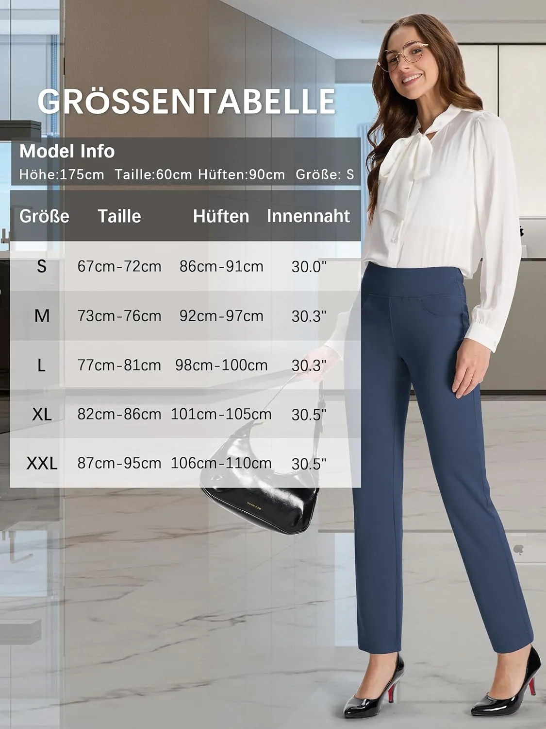 Buttery Soft Women's Bootcut Yoga Pants with 4 Pockets Tummy Control Workout Bootleg Work Pants
