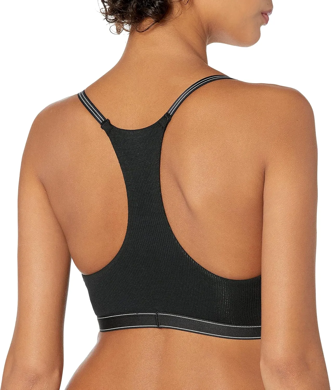 Calvin Klein Women's Pure Ribbed Natural Lift Unlined Bralette