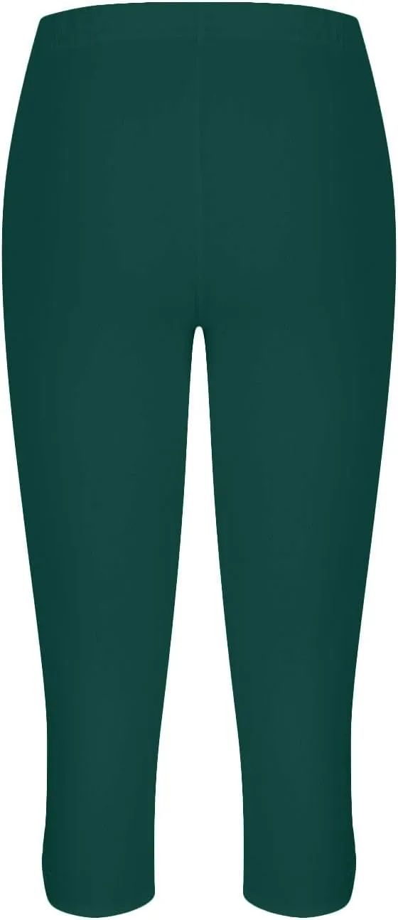 Capri Leggings for Women 2025 Stretch Capri Pants Plus Size Capris Summer Capris High Waisted Soft Yoga Pants Trendy