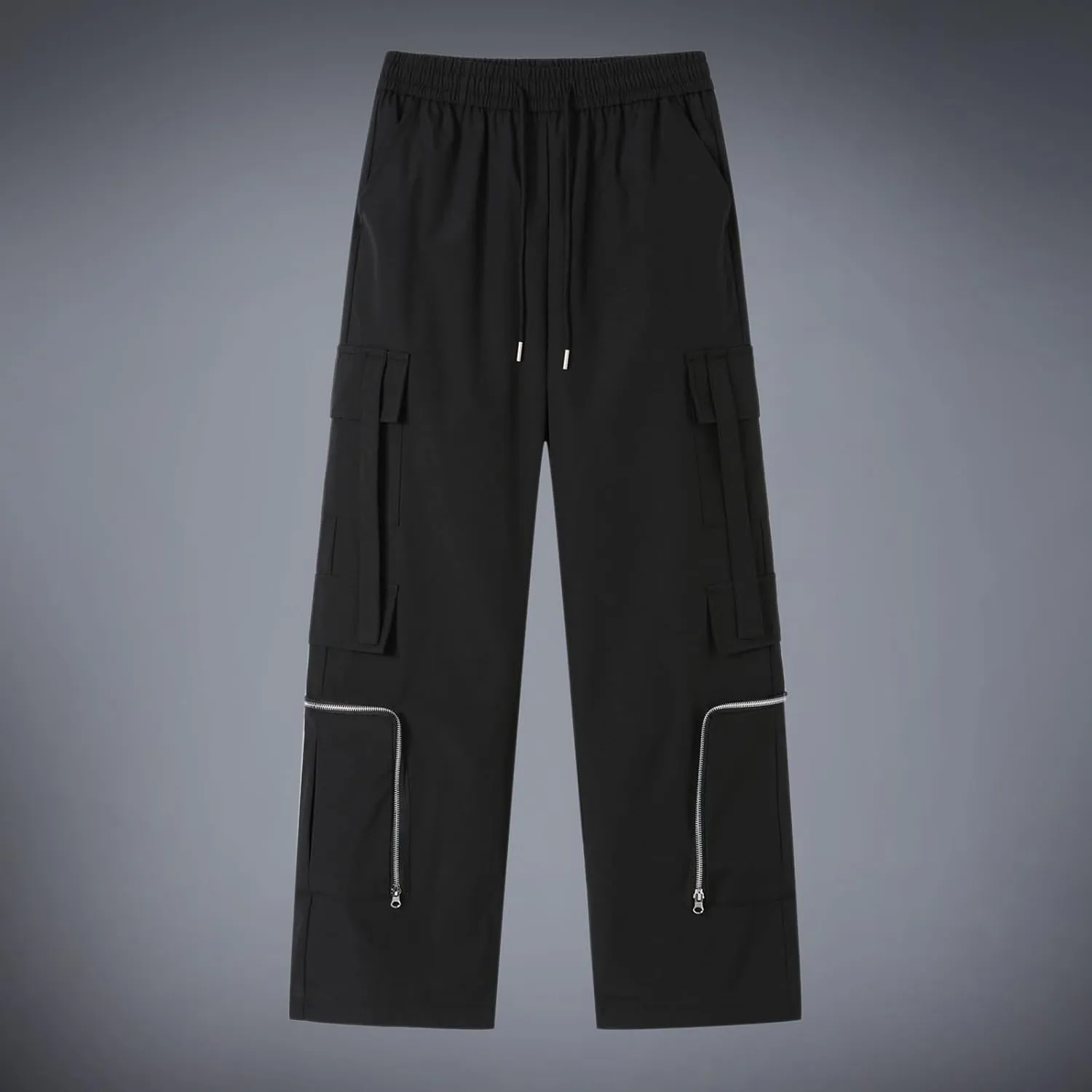 Cargo Pants Men Outdoor Stretch Overalls with Large Pockets Loose Soft Pants Rainproof Mens Big and Tall Cargo Pants