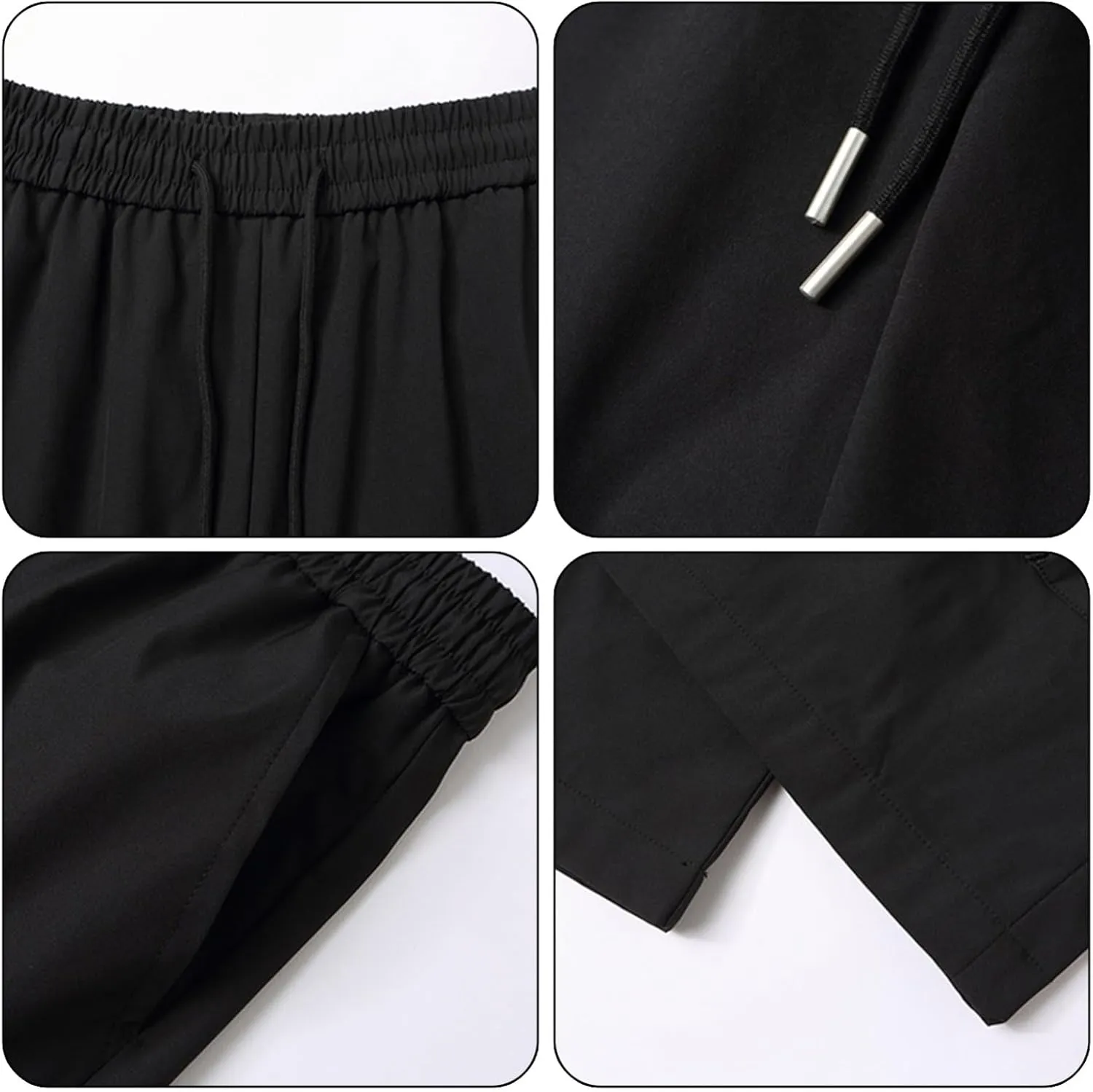 Cargo Pants Men Outdoor Stretch Overalls with Large Pockets Loose Soft Pants Rainproof Mens Big and Tall Cargo Pants