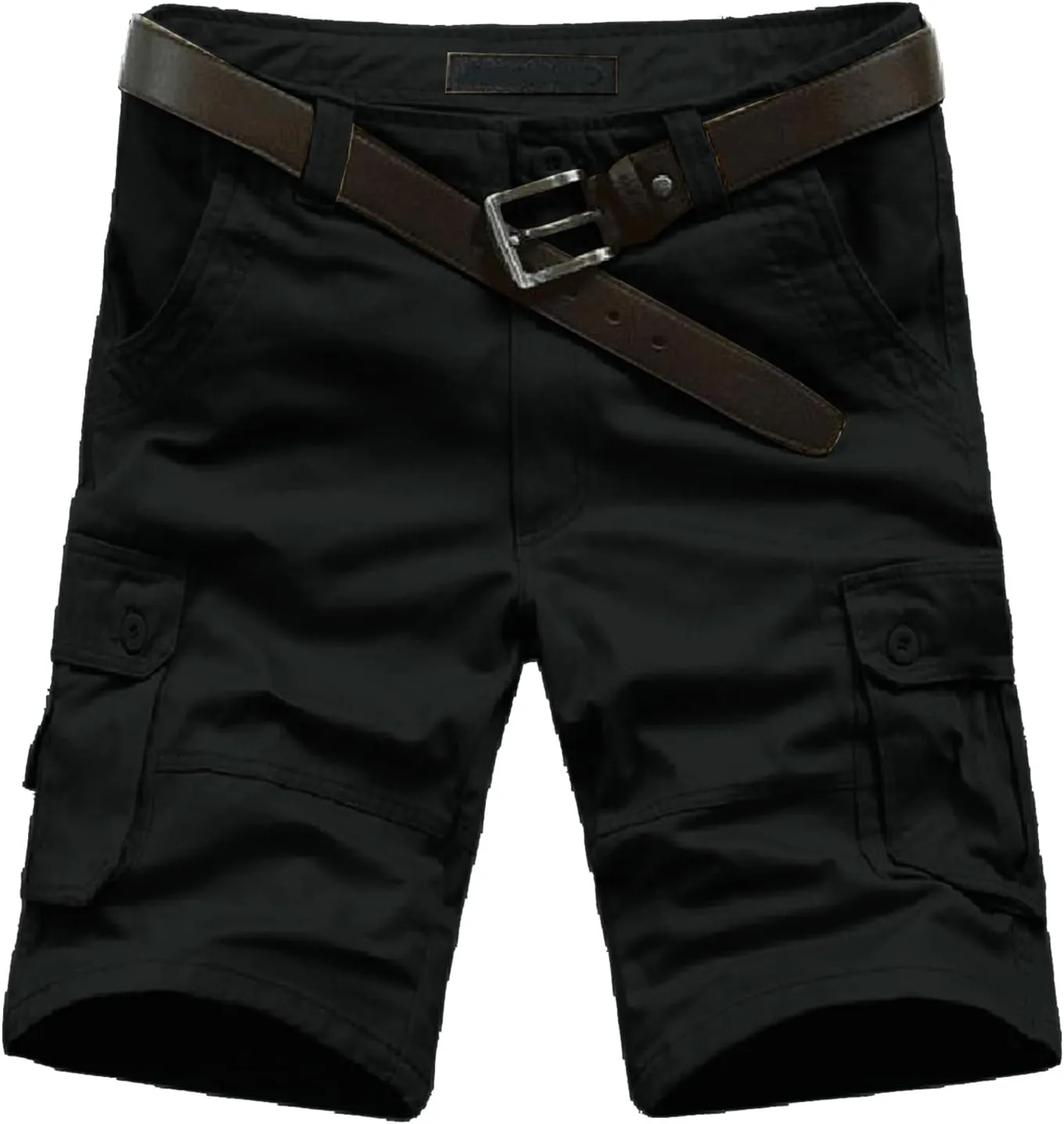 Cargo Shorts for Men Zipper Fly Relaxed Straight Leg Lightweight Work Shorts Casual 2025 Summer Tactical Pants