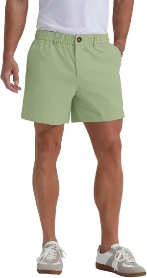 Cargo Shorts Men Summer Elastic Waist Wide Leg Shorts Baggy Comfy Classic Outdoor Quick Dry Hiking Pants with Pockets