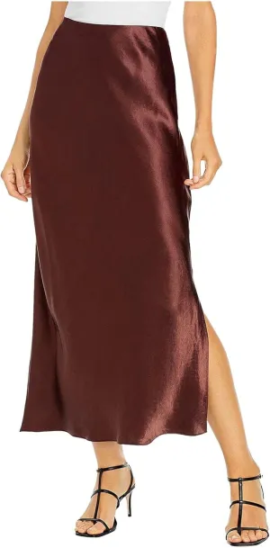 Casual Skirts for Women Womens High Waist Skirt Solid Satin Dress Elastic Waist Elegant Skirt Sweater